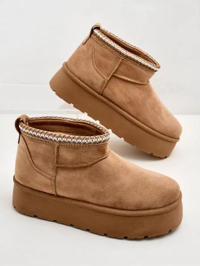 Royalfashion Dámské krátké boty a'la snow boots Xoalla