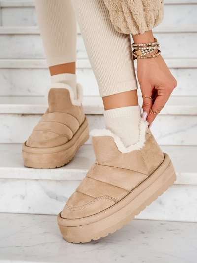 Royalfashion Dámské krátké boty Zoeno a'la snow boots