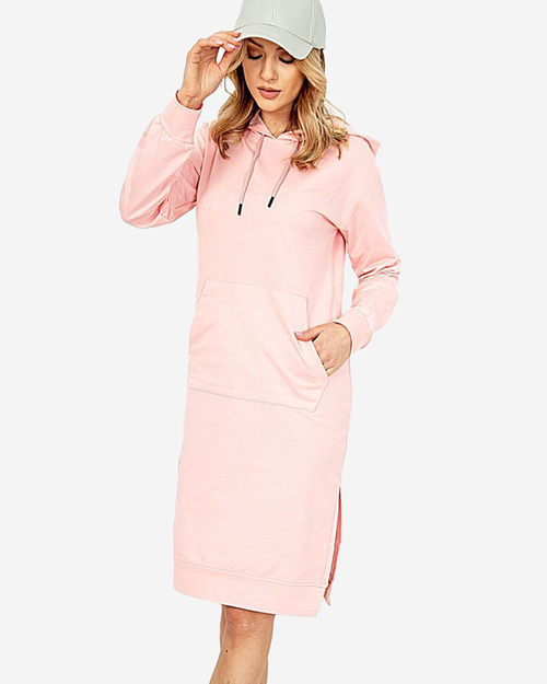 Жіноча сукня худі кольору пудра