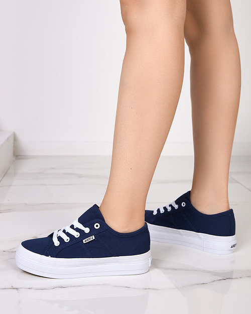 Темно-сині жіночі кеди Colanti