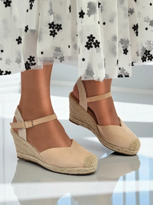 Royalfashion Жіночі босоніжки на танкетці Solara Еспадрильї