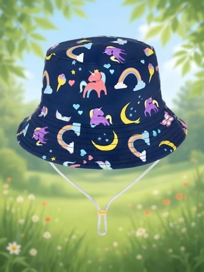 Royalfashion Dětský klobouk Bucket Barevný Bucket