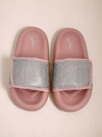 Royalfashion Dámské pantofle na ploché podrážce Sparkle Step