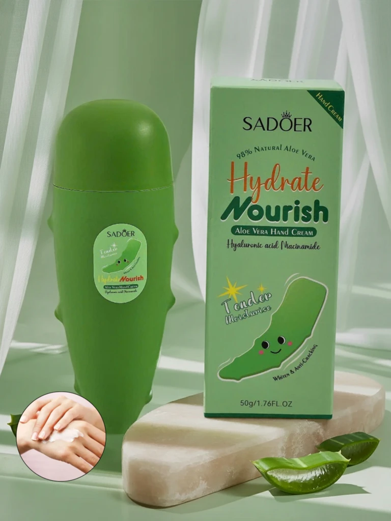 Aurelia Hydratia - Krém na ruce Aloe Vera s niacinamidem a kyselinou hyaluronovou 50g