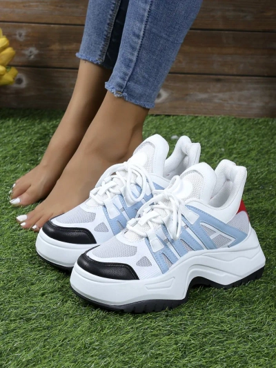 Royalfashion Dámské sportovní tenisky na silnější podešvi Loness