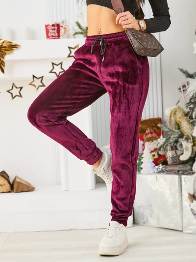 Royalfashion Dámské tepláky s fleece podšívkou