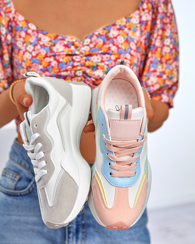 Bílé dámské tenisky Qsially- Footwear
