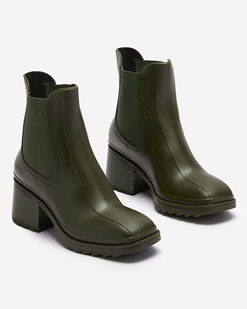 Темно-зелені жіночі черевики Caldala- Footwear