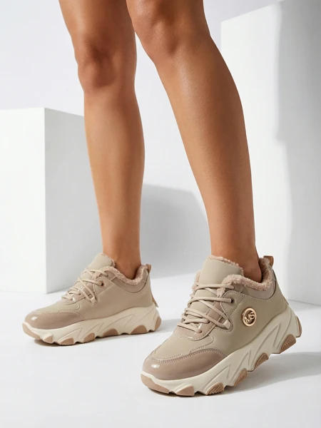 Royalfashion Dámské zateplené tenisky Caroz