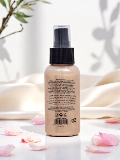 Osvěžující sprej na obličej a tělo s třpytem Glow Shimmer Spray Galaxy Princess