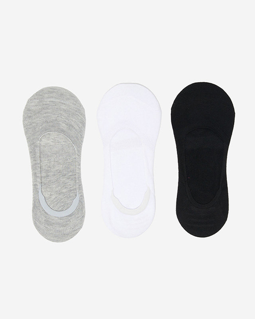 3/упак. різнокольорові жіночі шкарпетки - Нижня білизна