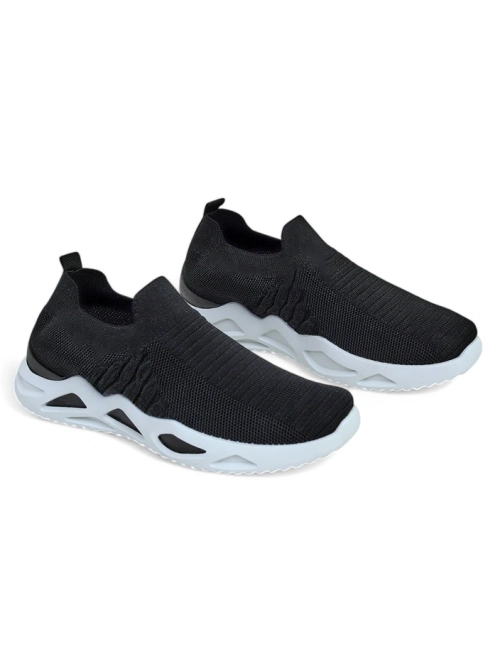 Royalfashion Жіночі снікери без шнурівки з стразами Elavises