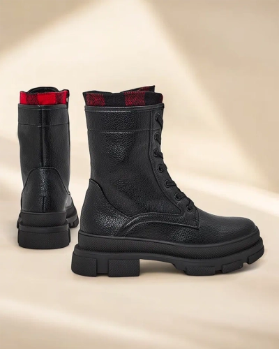 Royalfashion Eco leather workery kotníkové boty pro ženy Fezze