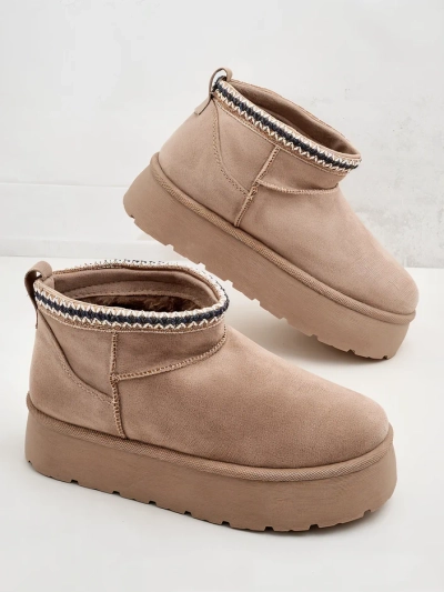 Royalfashion Dámské krátké boty a'la snow boots Xoalla