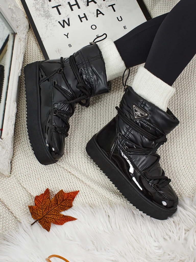 Dámské boty a'la sněhule s kožíškem Lysmora