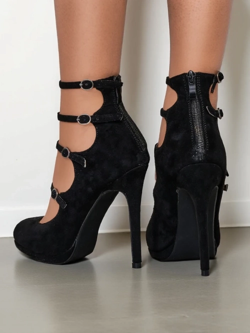 Royalfashion Жіночі туфлі на підборах з ремінцями Celose