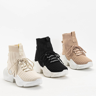 Кремові жіночі кросівки Owami