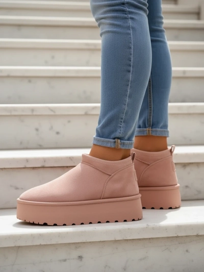 Royalfashion Dámské krátké boty a'la snow boots Ozozi