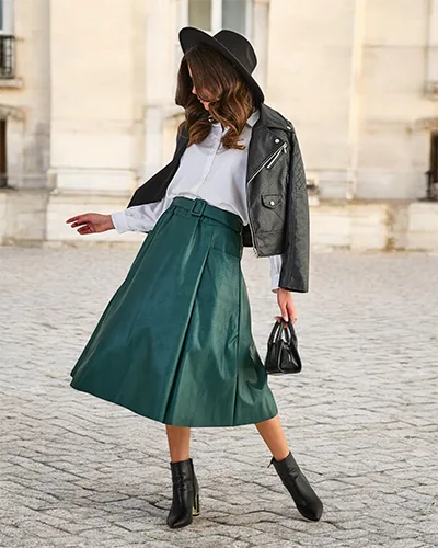 Women's midi skirt PLUS SIZE Royalfashion