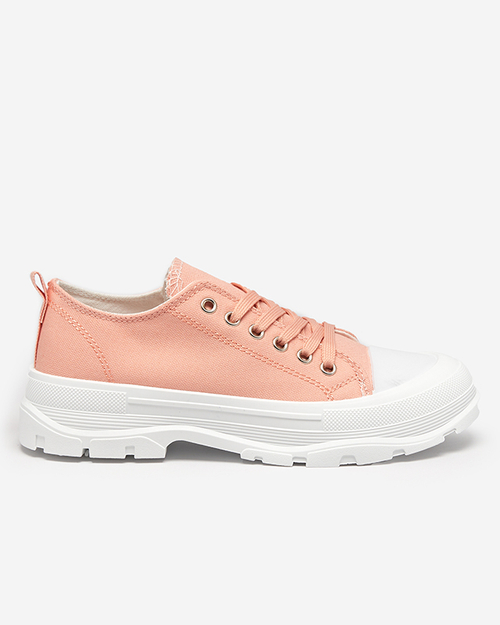 Рожеві жіночі кеди на високій підошві Mytiko