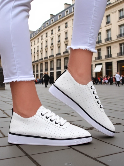 Royalfashion Dámské perforované sportovní boty Pumbes