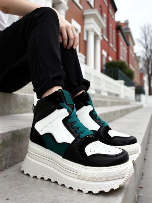 Royalfashion Високі жіночі спортивні туфлі Geeky