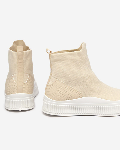 Жіноче спортивне взуття бежевого кольору Bejoko