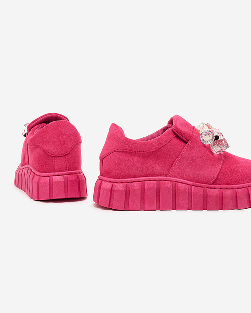 Royalfashion Спортивні напівчеревики з кольоровим камінням Resinello