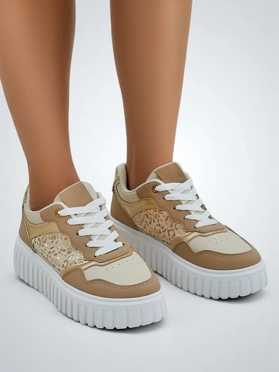 Royalfashion Жіночі кросівки на платформі Panterr