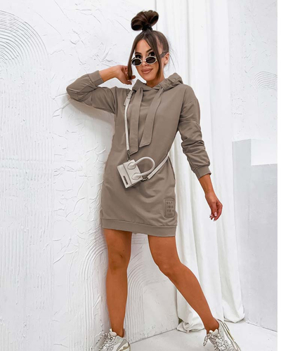 Royalfashion Dámské mini halenkové šaty
