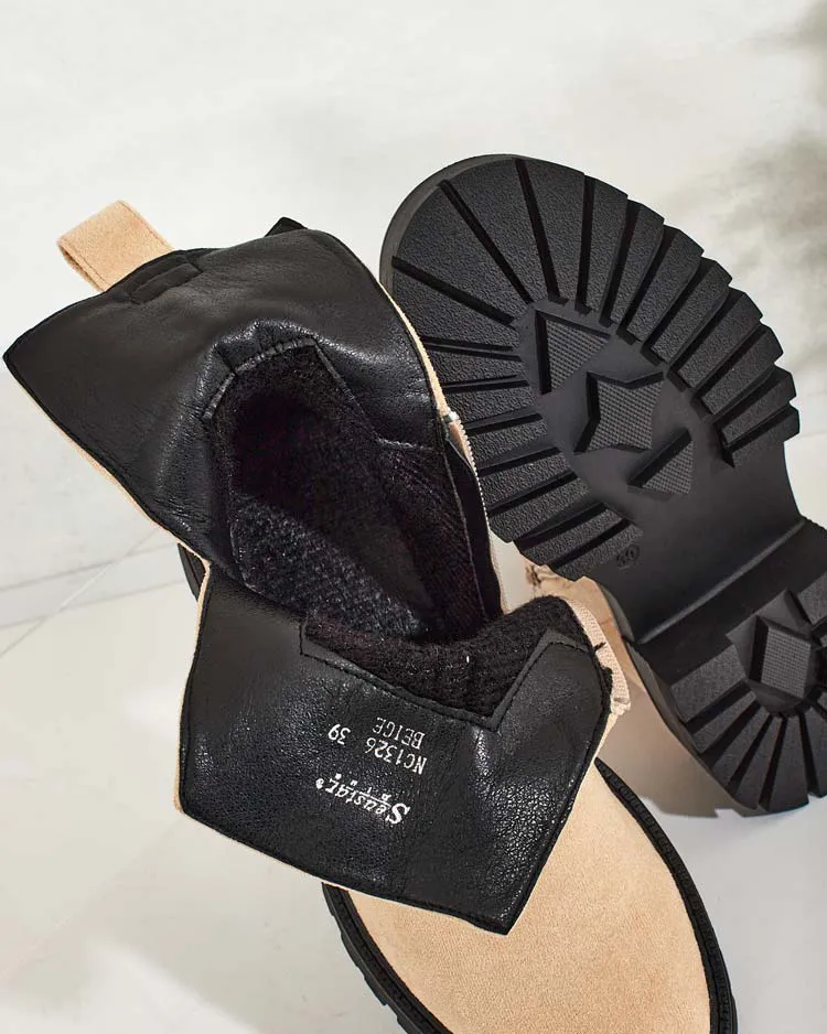 Royalfashion Dámské kozačky Gorgie s výřezem