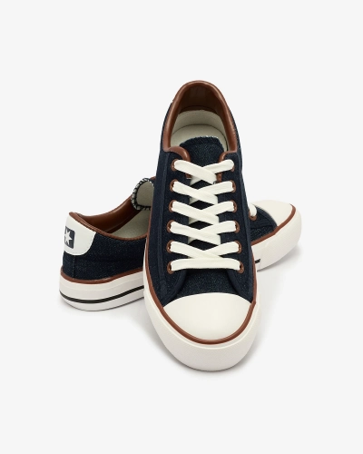 Royalfashion Navy Blue Dámské tenisky Gumpy