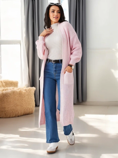 Royalfashion Akrylový pletený dámský cardigan