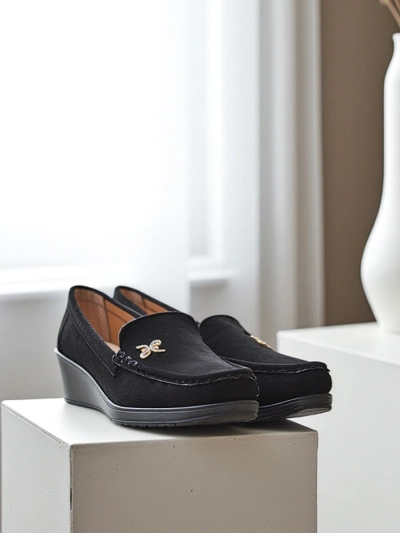 Royalfashion Dámské mokasíny na nízkém podpatku Lomman