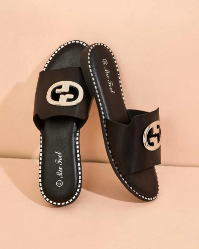 Royalfashion Dámské žabky s plochou podrážkou Fim