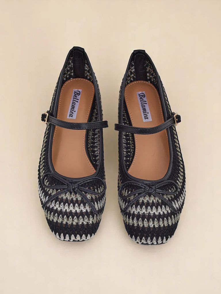 Royalfashion dámské baleríny z tkaniny s páskem Vanot