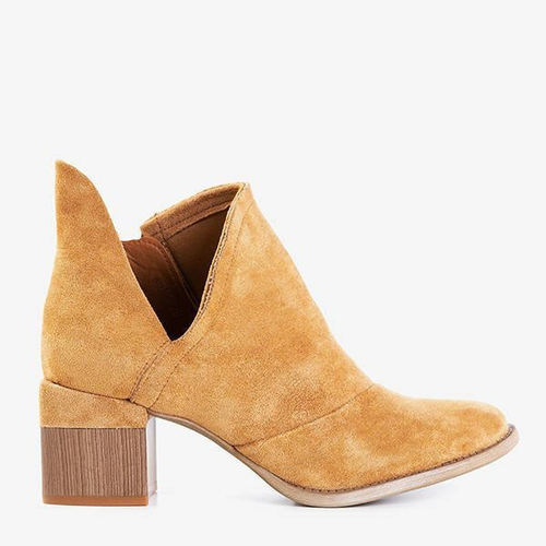 Коричневі жіночі ботильйони Jeneuer - Взуття