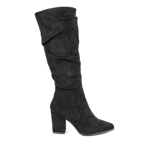 Чоботи чорні на високій стійці Ambra - Взуття