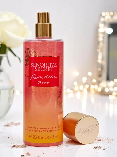 Senoritas Secret Body Mist Paradise Shimmer s třpytkami