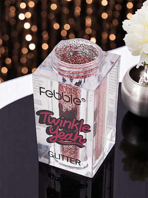 Мерехтливий світло-рожевий блиск для обличчя та тіла