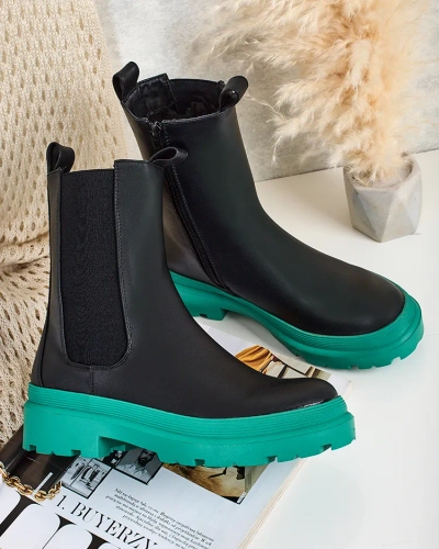 Royalfashion Eko kožené dámské kozačky Ereste