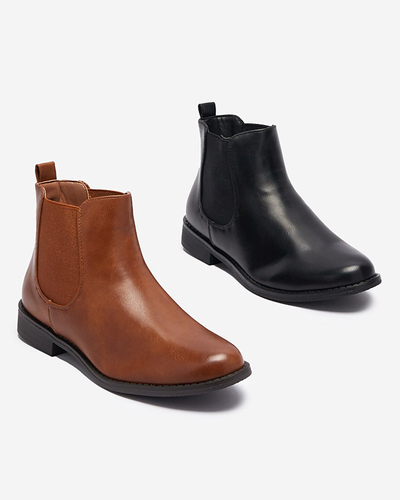 Чорні жіночі черевики a'la sztyblety Novos- Footwear