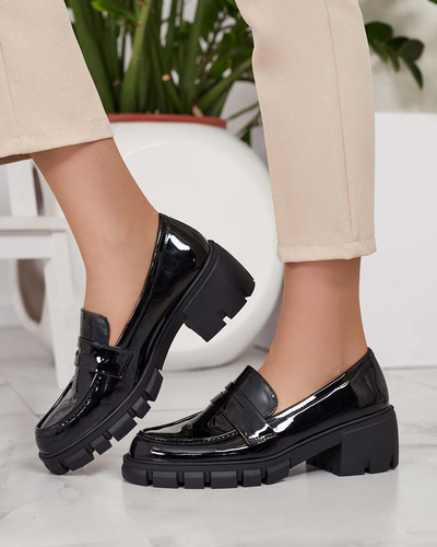 Royalfashion Dámské mokasíny na nízkém poštěváčku Denebel