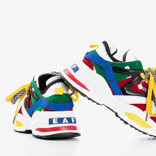 OUTLET Různobarevné dámské tenisky se silnou podrážkou Eafi - Obuv