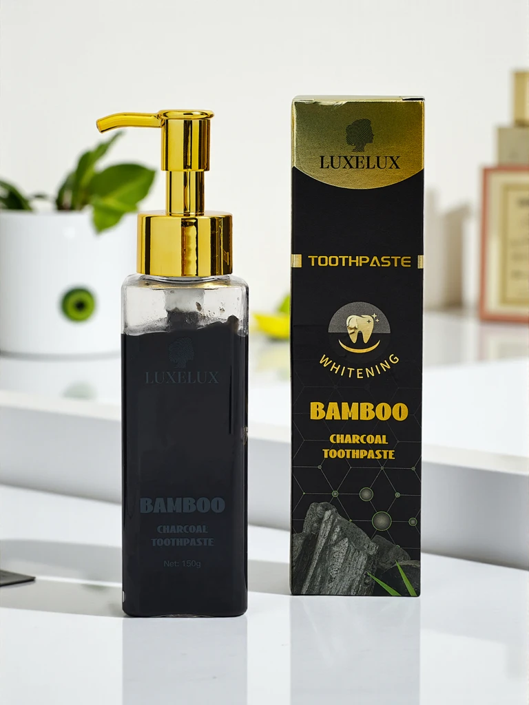 LUXELUX Bělící zubní pasta s taurinem a aktivním uhlím