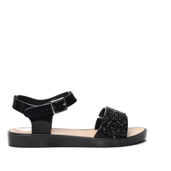 Sandały zdobione cyrkoniami Maxine- Obuwie