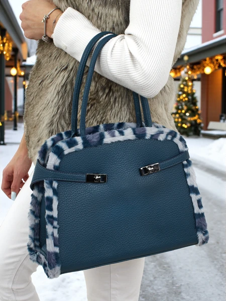 Malá dámská kabelka z eko kůže s panterkou Panthory