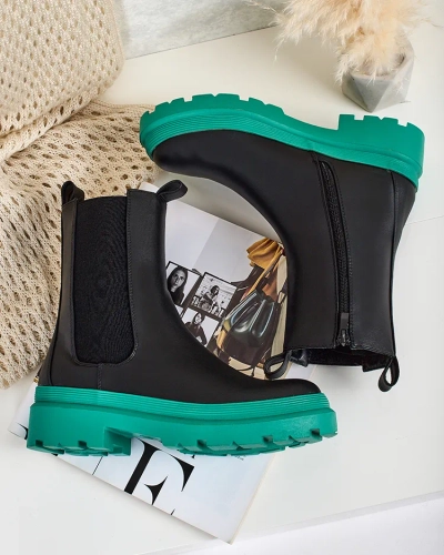 Royalfashion Eko kožené dámské kozačky Ereste