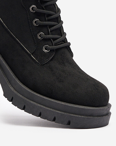 Чорні черевики на шпильці Koidoo- Obuwie