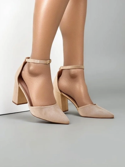 Royalfashion dámské eco-suede lodičky Caldeno